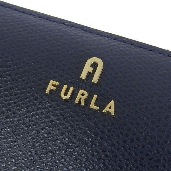 フルラ コスメポーチ 化粧ポーチ レディース アウトレット レザー ネイビー カメリア FURLA CAMELIA-COSMETIC CASE M WE00449ARE0002676S