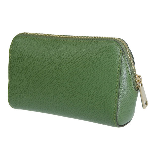 フルラ コスメポーチ 化粧ポーチ レディース アウトレット レザー グリーン カメリア FURLA CAMELIA-COSMETIC CASE M WE00449ARE0002813S