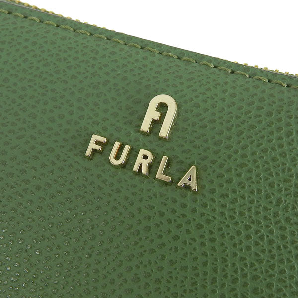 フルラ コスメポーチ 化粧ポーチ レディース アウトレット レザー グリーン カメリア FURLA CAMELIA-COSMETIC CASE M WE00449ARE0002813S