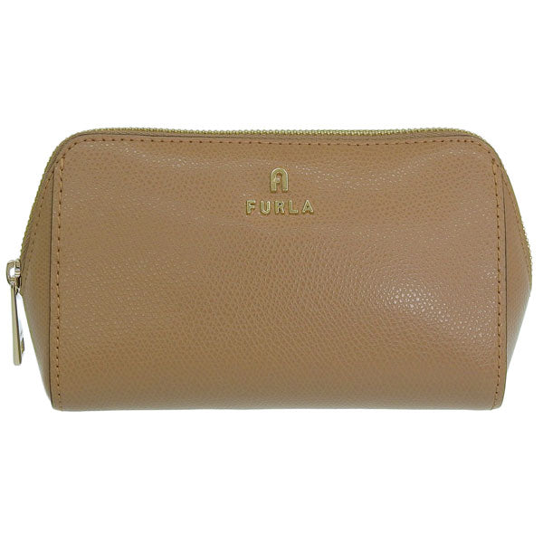 フルラ コスメポーチ 化粧ポーチ レディース レザー ブラウン カメリア FURLA CAMELIA M COSMETIC CASE WE00449ARE000YU500
