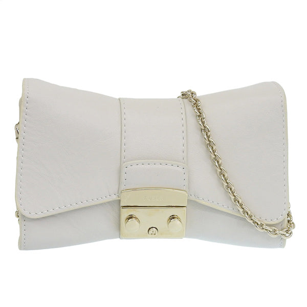 フルラ バッグ レディース チェーン ショルダーバッグ アウトレット レザー ライトグレー メトロポリス METROPOLIS CROSSBODY MINI WE00527BX17091704S FURLA 母の日 土日祝も毎日発送します