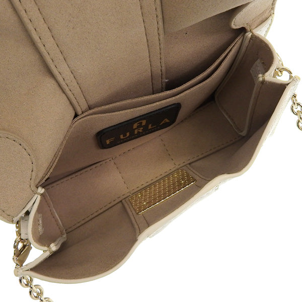 フルラ バッグ レディース チェーン ショルダーバッグ アウトレット レザー ライトグレー メトロポリス METROPOLIS CROSSBODY MINI WE00527BX17091704S FURLA 母の日 土日祝も毎日発送します