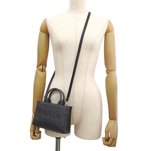 フルラ バッグ レディース ショルダーバッグ トートバッグ 2WAY アウトレット マイクロバッグ 小さめ ミニ コンパクト レザー ブラック NIOBE-TOTE MICRO BAG WE00536BX0929O6000 FURLA