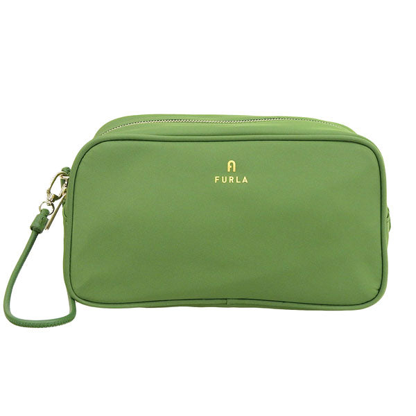 フルラ コスメポーチ 化粧ポーチ レディース アウトレット グリーン カメリア FURLA CAMELIA COSMETIC CASE L WE00559BX27732813S