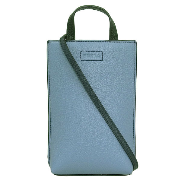 フルラ バッグ レディース ショルダーバッグ 縦型 レザー ブルー カメリア CAMELIA VERTICAL CROSSBODY WE00569HSC0002743S FURLA