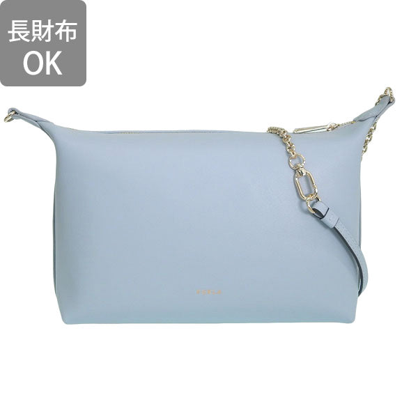 フルラ バッグ レディース 2WAY ショルダーバッグ アウトレット レザー ブルーグレー ヌヴォラ FURLA NUVOLA MINI CROSSBODY HOBO WE00662BX310455000
