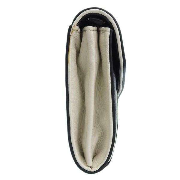ケイトスペード KATE SPADE ショルダー付ウォレット ブラック×オフホワイト レザー wkru3111-018 アウトレット