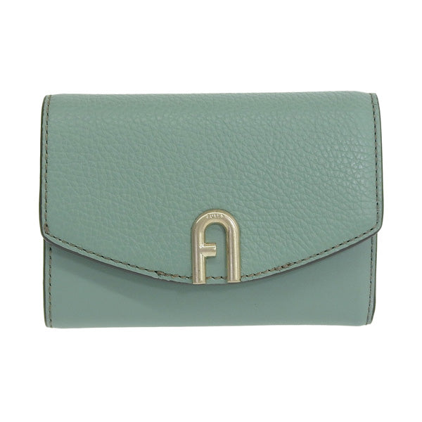 フルラ FURLA PRIMURA M COMPACT WALLET 三つ折り財布 財布 レザー グリーン系 レディース wp00217bx00530946s 母の日 ブランド