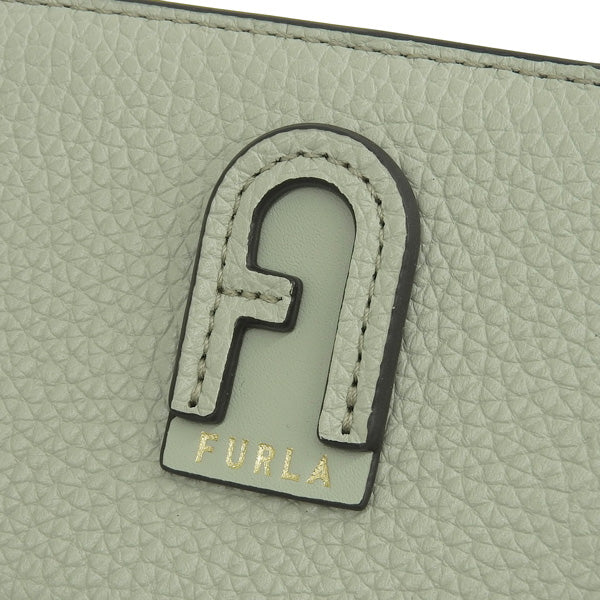 フルラ 財布 レディース 二つ折り財布 アウトレット レザー ライトグリーン ダフネ FURLA DAFNE BI-FOLD MINI W ZIP WALLET WP00242BX03353010S