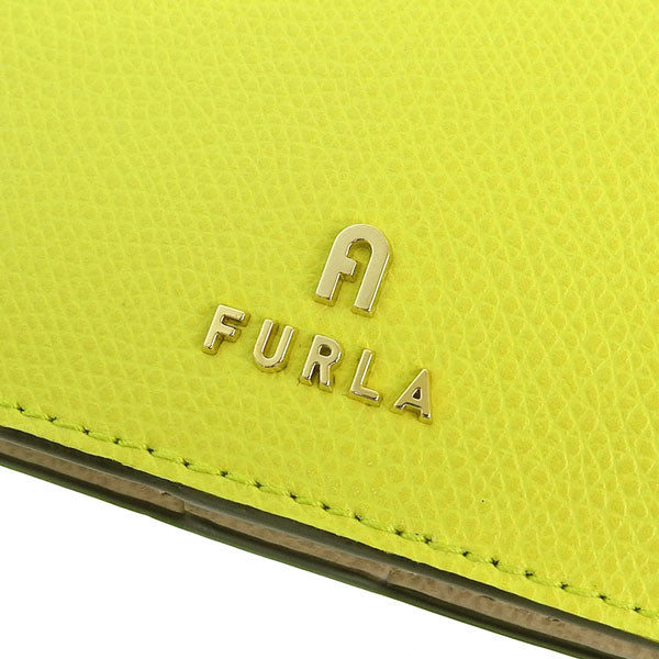 フルラ 財布 レディース 二つ折り財布 アウトレット レザー イエロー カメリア FURLA CAMELIA COMPACT S WALLET BIFOLD WP00304ARE0003128S