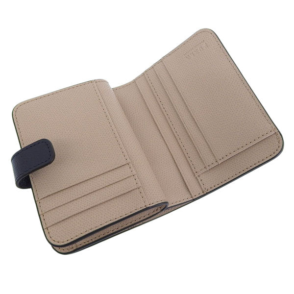 フルラ 財布 レディース 二つ折り財布 アウトレット レザー ネイビー カメリア FURLA CAMELIA S COMPACT WALLET WP00315ARE0002717S