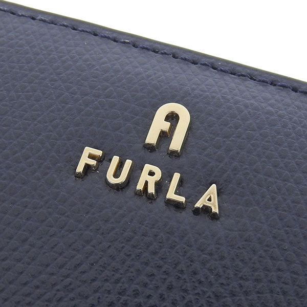 フルラ 財布 レディース 二つ折り財布 アウトレット レザー ネイビー カメリア FURLA CAMELIA S COMPACT WALLET WP00315ARE0002717S
