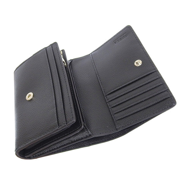 フルラ 財布 レディース 二つ折り財布 レザー ブラック FURLA CAMELIA M COMPACT WALLET FLAP WP00325ARE000O6000 FURLA