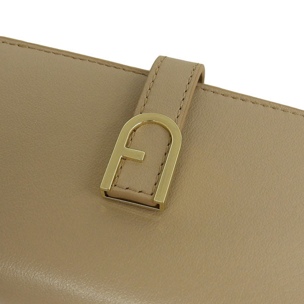 フルラ 財布 レディース 二つ折り財布 レザー ブラウン フロー FLOW M COMPACT WALLET WP00401BX20451257S FURLA