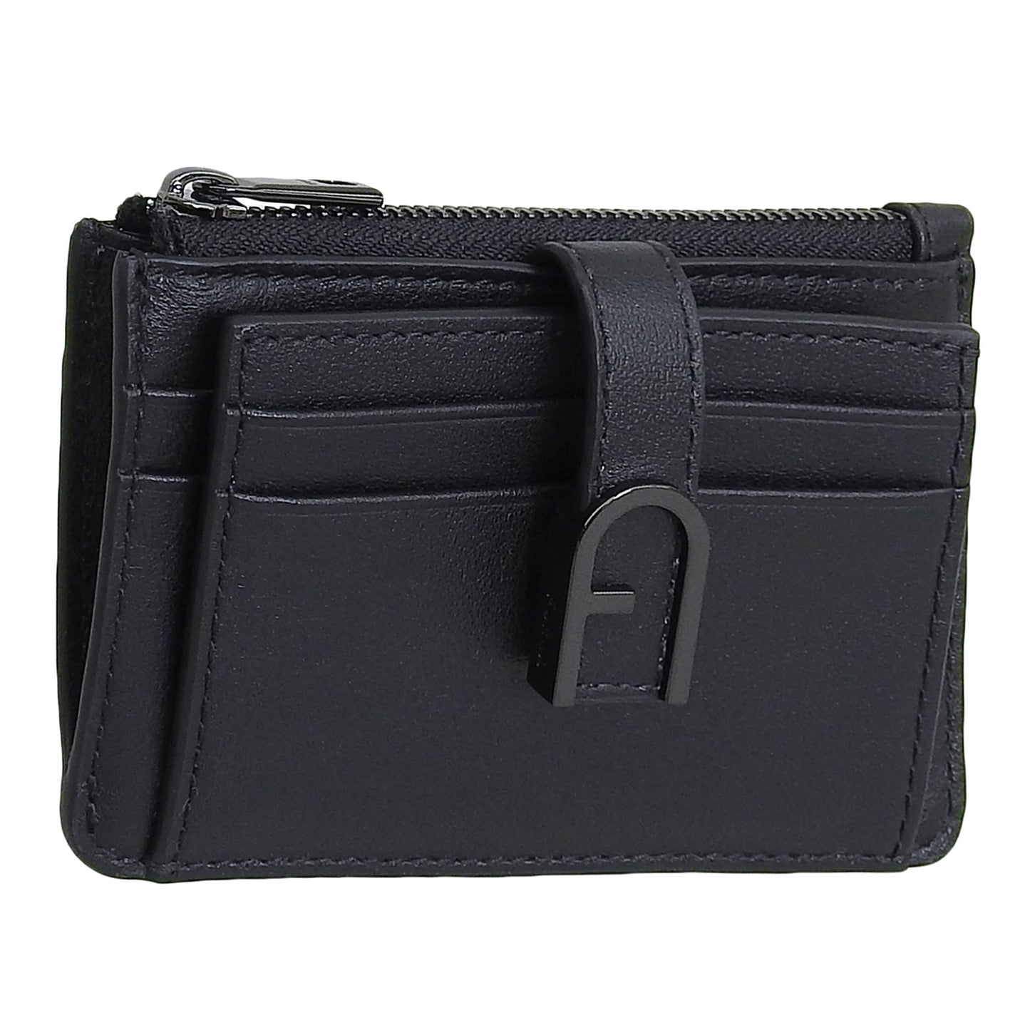 フルラ カードケース レディース パスケース 定期入れ コインケース 小銭入れ レザー ブラック フロー FLOW M CARD CASE WP00403BX2045O6000 FURLA