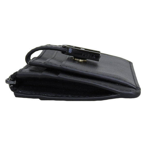 フルラ カードケース レディース パスケース 定期入れ コインケース 小銭入れ レザー ブラック フロー FLOW M CARD CASE WP00403BX2045O6000 FURLA