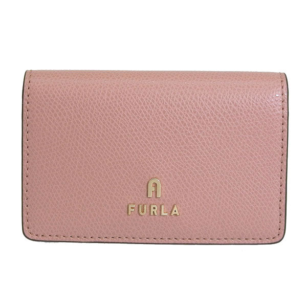 フルラ 名刺入れ カードケース レディース レザー ピンク カメリア FURLA CAMELIA BUSINESS CARD CASE WP00408ARE0003401S