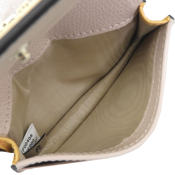 フルラ 名刺入れ レディース カードケース レザー イエロー×ベージュ カメリア FURLA CAMELIA BUSINESS CARD CASE WP00408ARE0003592S