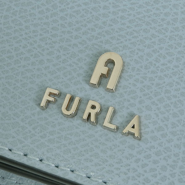 フルラ 名刺入れ レディース カードケース レザー ブルー×ベージュ カメリア FURLA CAMELIA BUSINESS CARD CASE WP00408ARE0003593S