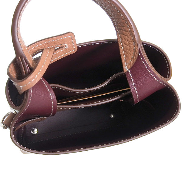 トッズ バッグ レディース ハンドバッグ 2WAY ショルダーバッグ レザー ブラウン APA P. TELEF. PEND. T TRAC PEL MICR XBWAPAT9000QRI9P13 TOD'S 母の日 土日祝も毎日発送します