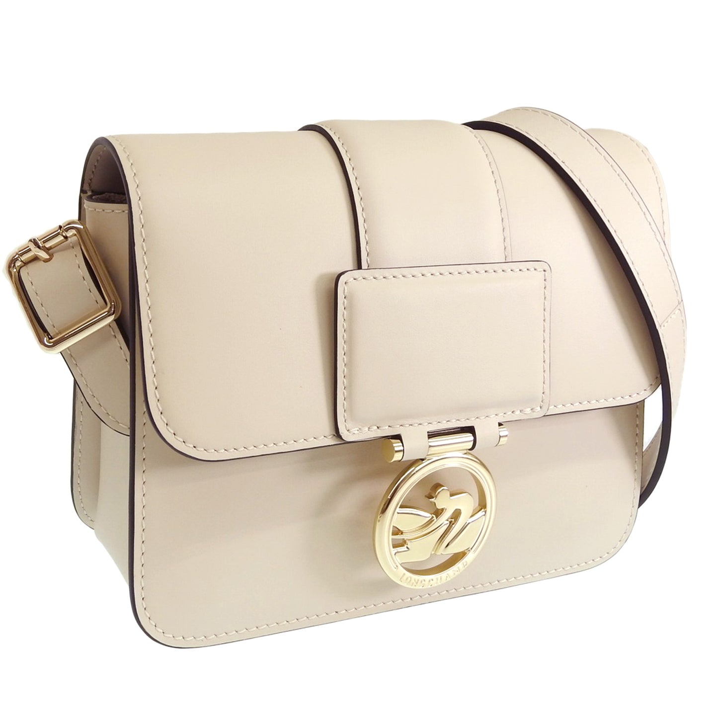 ロンシャン バッグ レディース ショルダーバッグ ライトベージュ ボックストロット S クロスボディバッグ  10174-HAU-555 LONGCHAMP