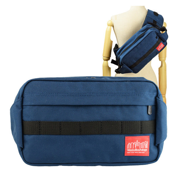 マンハッタンポーテージ Manhattan Portage ウエストバッグ ウエストポーチ ボディバッグ メンズ 1104-navy 男性 プレゼント ギフト ブランド 新生活 母の日　土日祝も毎日発送します