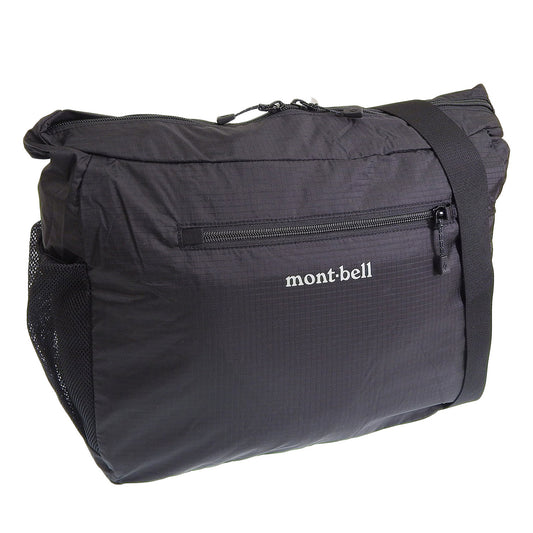 モンベル バッグ メンズ レディース ショルダーバッグ ナイロン ブラック ポケッタブル ライトショルダー L Pocketable Light Shoulder Bag L 1123971BK mont-bell A4対応