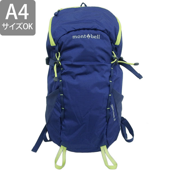 モンベル バッグ メンズ レディース リュック リュックサック バックパック ナイロン インディゴ ディナリ パック 20 1133125IND mont-bell A4対応
