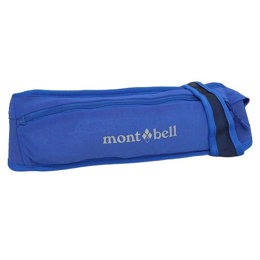 モンベル バッグ メンズ レディース ウエストポーチ ナイロン ブルー クロスランナーポーチ M 1133333LBL mont-bell