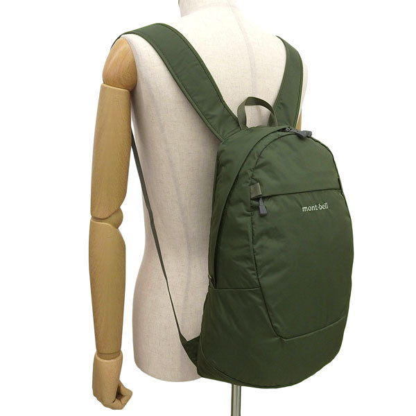 モンベル バッグ メンズ レディース リュックサック 15l ナイロン カーキ ポケッタブル デイパック15 1133472KH mont-bell A4対応