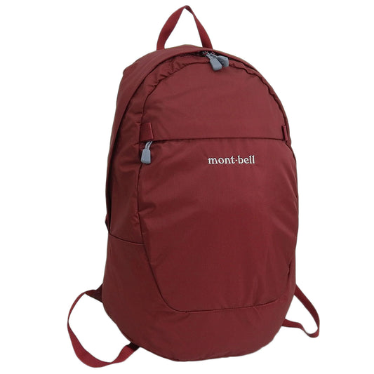 モンベル バッグ メンズ レディース リュックサック 15L ナイロン ワインレッド ポケッタブル デイパック15 1133472WRD mont-bell A4対応