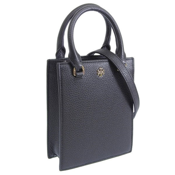 トリーバーチ バッグ レディース 2WAY ショルダーバッグ ハンドバッグ アウトレット レザー ブラック ブレイク BLAKE MINI SHOPPER 138274-006 TORY BURCH