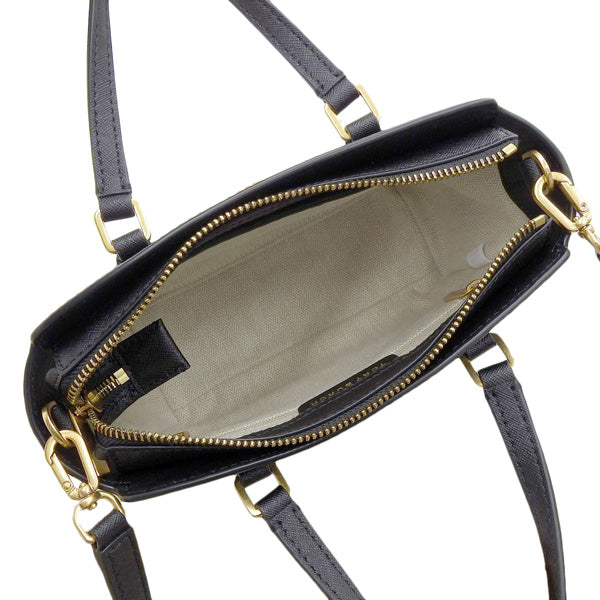 トリーバーチ バッグ レディース トートバッグ アウトレット ブラック EMERSON MINI TOP ZIP TOTE 138366-001 TORY BURCH