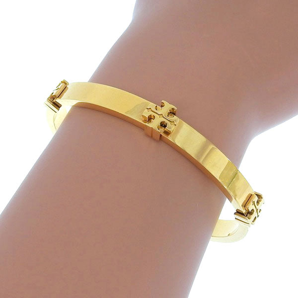 トリーバーチ アクセサリー レディース バングル ブレスレット アウトレット ゴールド CLASSIC LOGO HINGE BANGLE 145434-720M TORY BURCH