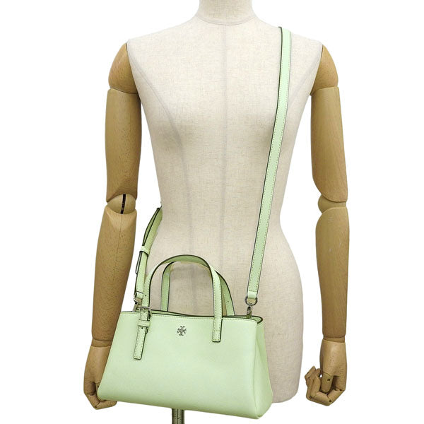 トリーバーチ バッグ レディース 2WAY ショルダーバッグ ハンドバッグ アウトレット グリーン エマーソン EMERSON MINI TOTE 146394-400 TORY BURCH