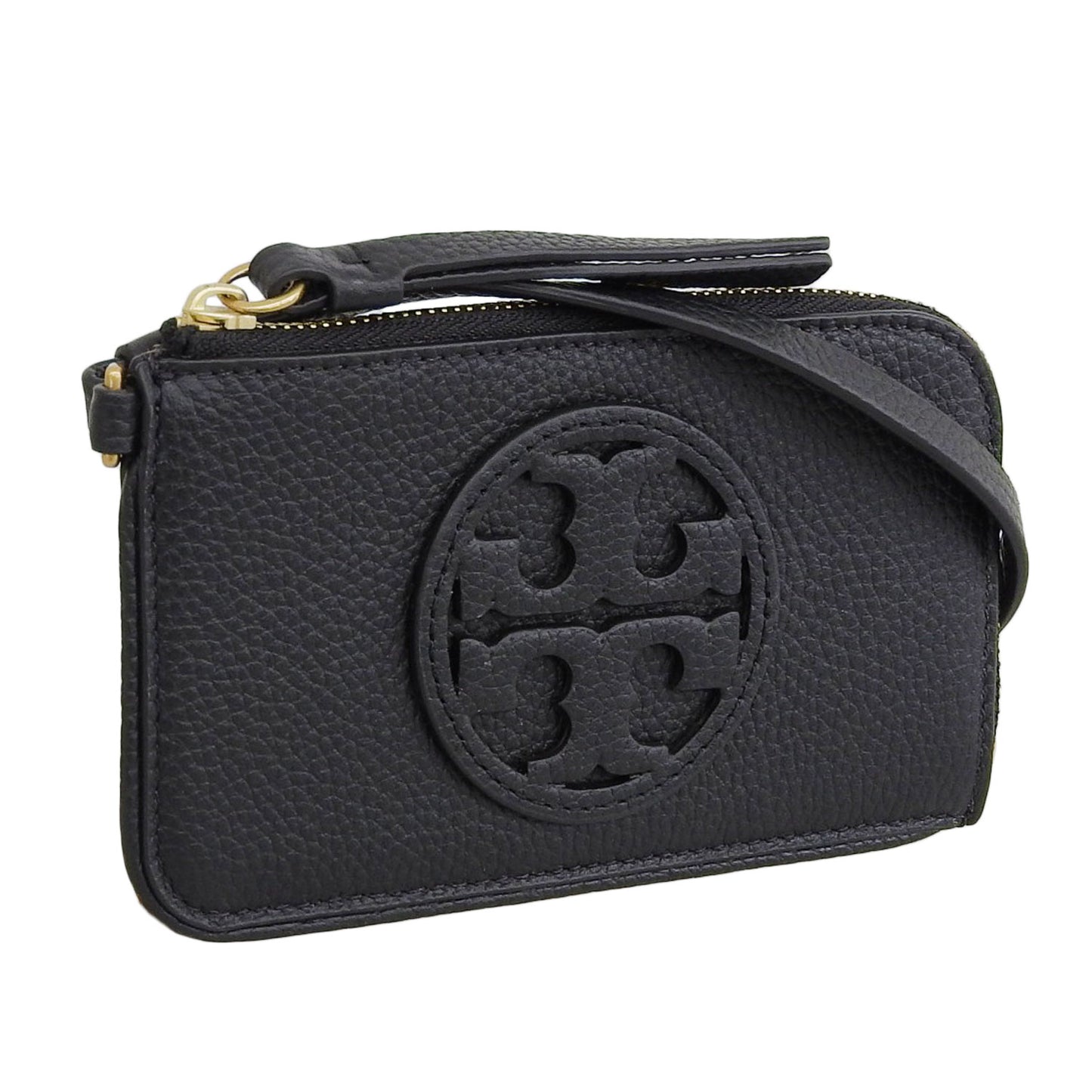 トリーバーチ カードケース コインケース 小銭入れ レディース レザー ブラック MILLER ZIP CARD CASE 148984-001 TORY BURCH