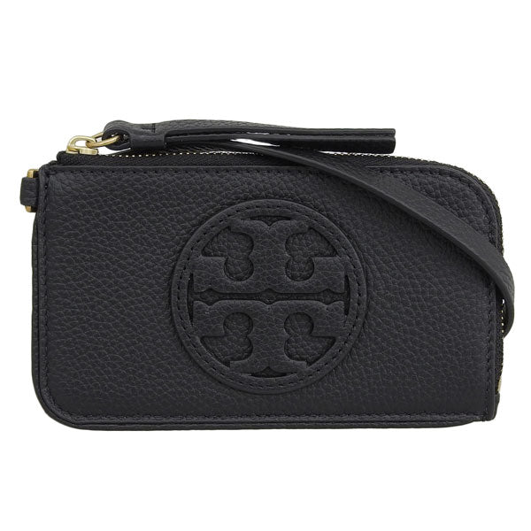 トリーバーチ カードケース コインケース 小銭入れ レディース レザー ブラック MILLER ZIP CARD CASE 148984-001 TORY BURCH