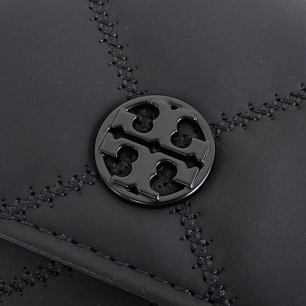 トリーバーチ 名刺入れ レディース カードケース アウトレット ブラック WILLA MATTE CARD CASE 150057-001 TORY BURCH