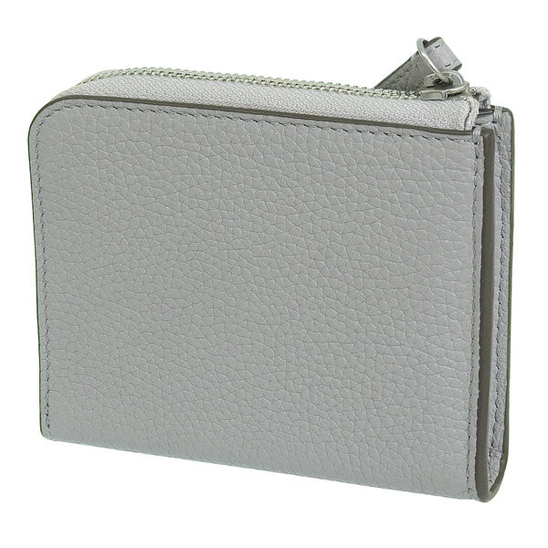 トリーバーチ 財布 レディース 二つ折り財布 アウトレット レザー グレー BLAKE MINI WALLET 156119-029 TORY BURCH