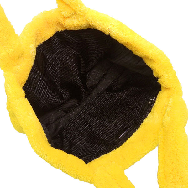 プラダ バッグ レディース トートバッグ アウトレット イエロー SPUGNA-SHOPPING XL BAG 1BG130 SPUGNA GIALLO NERO PRADA A4対応