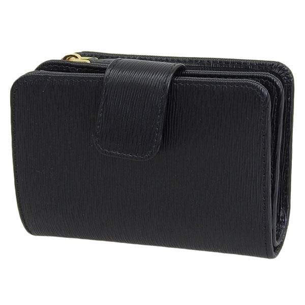 プラダ 財布 レディース 二つ折り財布 アウトレット レザー ブラック PORTAF.PICCOLO LAMPO 1ML018 2DDU F0002 NERO PRADA