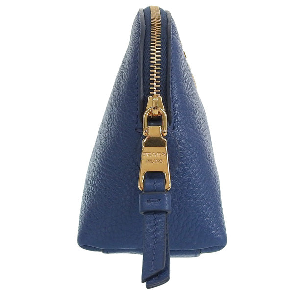 プラダ 小物 レディース ポーチ アウトレット ブルー 1ND005 VIT. DAINO BLUETTE PRADA 母の日　土日祝も毎日発送します