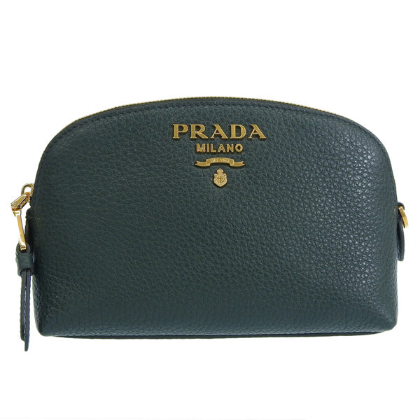 プラダ 小物 レディース ポーチ アウトレット グリーン 1ND005 VIT. DAINO SMERALDO PRADA 母の日　土日祝も毎日発送します