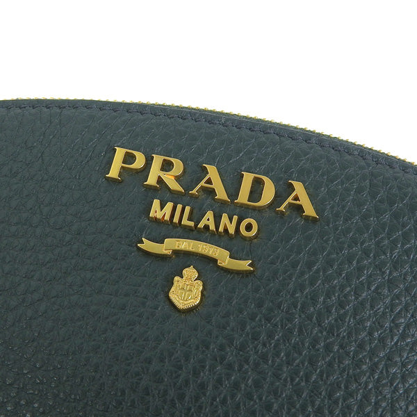 プラダ 小物 レディース ポーチ アウトレット グリーン 1ND005 VIT. DAINO SMERALDO PRADA 母の日　土日祝も毎日発送します