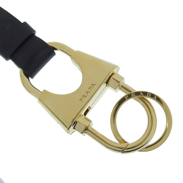 プラダ 小物 メンズ レディース キーホルダー アウトレット ブラック 1PP118 CITY SPORT NERO1 PRADA 母の日　土日祝も毎日発送します