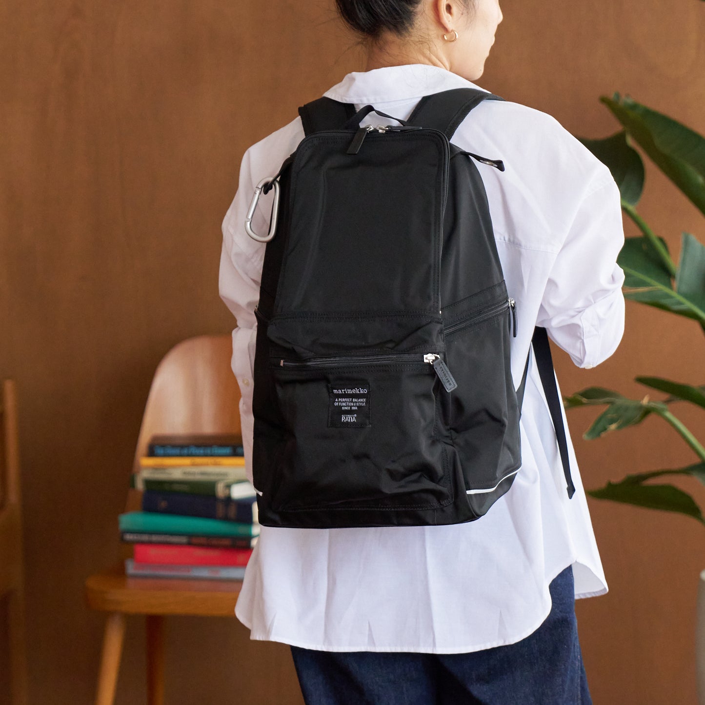 マリメッコ バッグ レディース バックパック リュック リュックサック ブラック バディ BUDDY BACKPACK 26994-999 marimekko A4対応