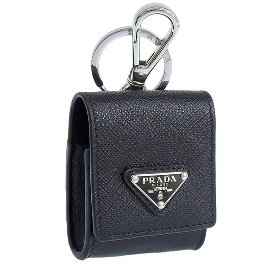 プラダ 小物 レディース エアーポッズケース アウトレット サフィアーノ レザー ブラック TRICK 2TT106 SAFFIANO TRAVEL NERO PRADA 母の日　土日祝も毎日発送します