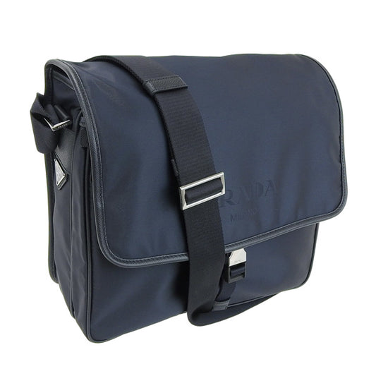 プラダ PRADA ショルダーバッグ バッグ ナイロン サフィアーノレザー ダークブルー レディース 2vd166tesa-bleu-zz 新生活  ブランド 母の日　土日祝も毎日発送します