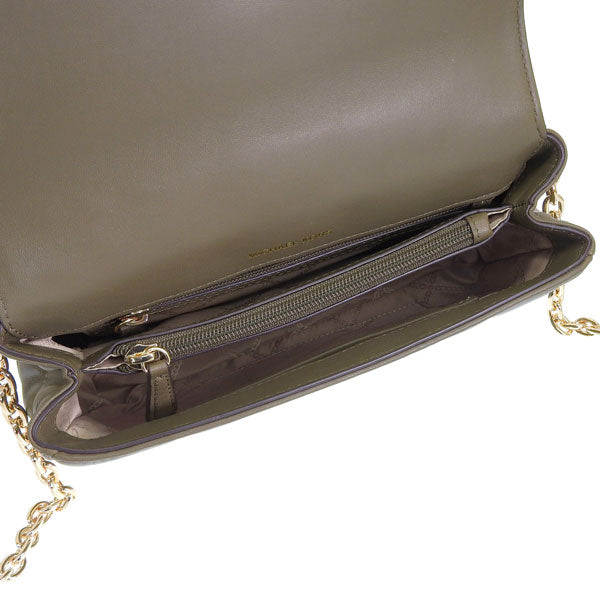 マイケルコース バッグ レディース ショルダーバッグ レザー カーキ SOHO LG CHAIN SHLDR 30F0G1SL3L-333 MICHAEL KORS