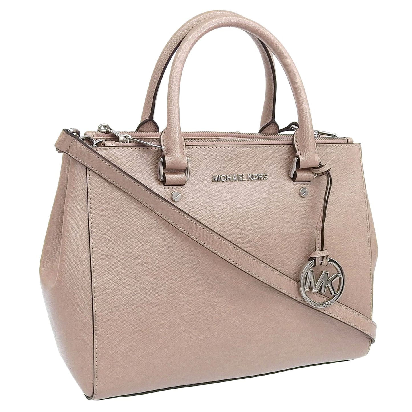 マイケルコース バッグ レディース トートバッグ ショルダーバッグ 2WAY レザー ピンク SUTTON MD SATCHEL 30F4SSUS6M-857 MICHAEL KORS